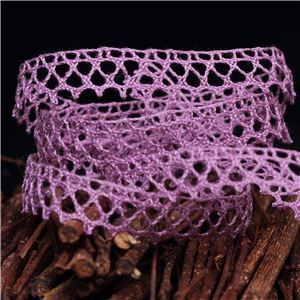 Etienne Cotton Lace - Grape